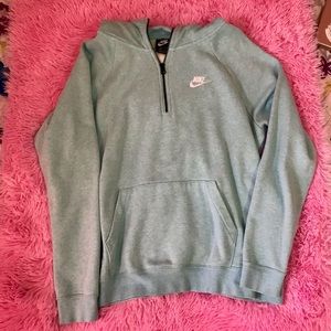 Nike baby blue hoodie